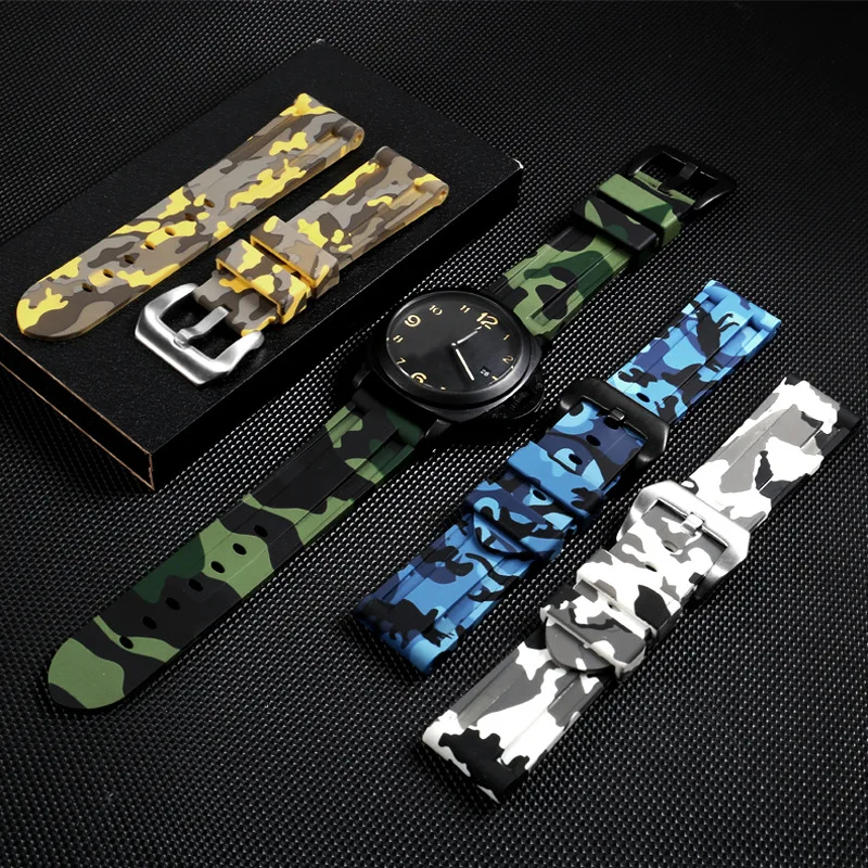 Силиконовый ремешок для Citizen 26/24/22/20/мм водонепроницаемый резиновый браслет часов