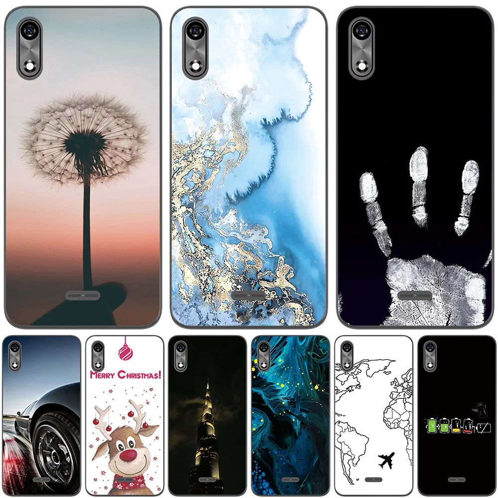

Чехлы и сумки для телефонов для BQ Mobile BQ-5518G Jeans 2019, 5,45 дюймов, мягкий силиконовый чехол из ТПУ, модный мраморный чехол с рисунком для струйной п...