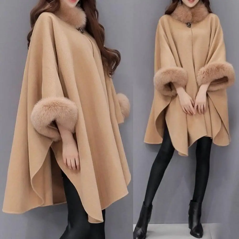 

Streetwear Elegant Temperament Warm Mid-length Coat Female Mid-length Coat All Match for Dating