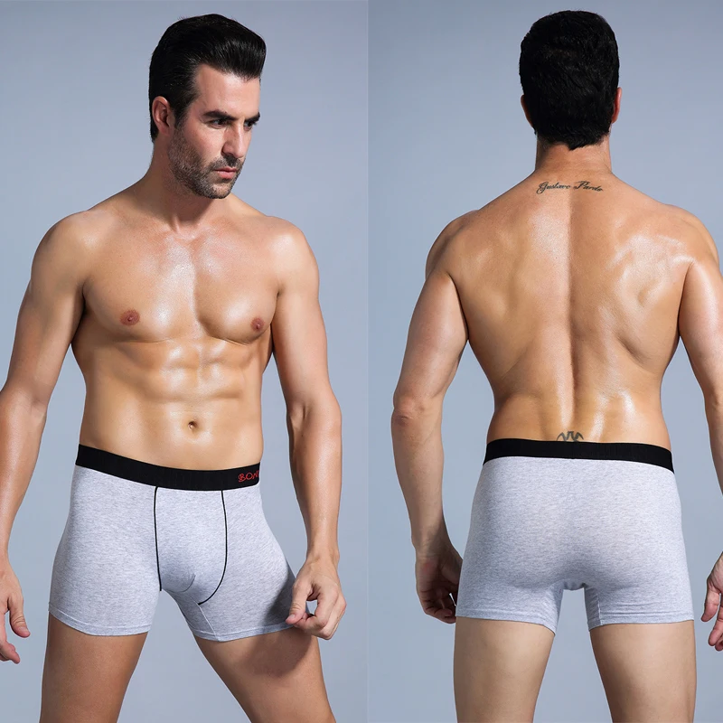 4pcs Boxers For Man Underwear Shorts Brand Men's Panties Sexy Mens Underpants Slip Cotton Male Boxershorts Calecon Homme Boxer