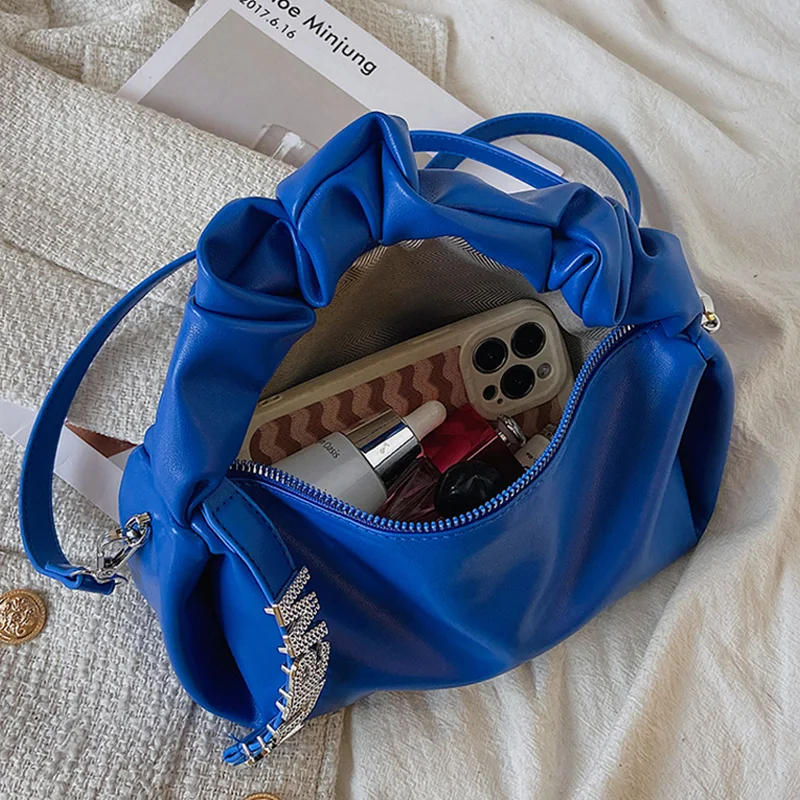 Роскошные дизайнерские женские сумки с бриллиантами высококачественная кожаная