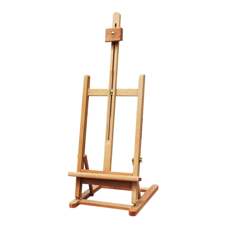 

41Cm Art Mini Artist Wooden Table Folding Painting Easel Frame Adjustable Tripod Display Shelf Outdoor Studio Display