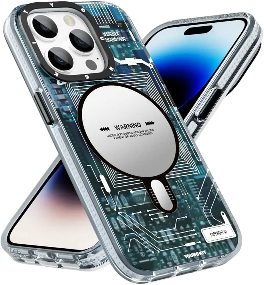 YOUNGKIT for iPhone 14 Pro Max Case Thin Compatible with MagSafe Military Grade Protection Magnetic For iphone 14 pro Case