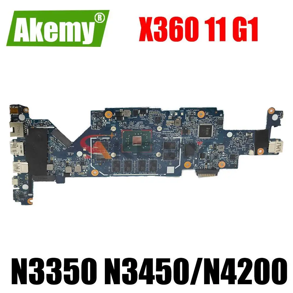 

For hp X360 11 G1 11 EE G1 Laptop motherboard mainboard with N3350 N3450 N4200 CPU 4GB RAM 6050A2881001 motherboard