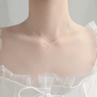 2022 new 925 sterling silver necklace simple style branch shape pendant choker chains womens wedding gifts exquisite accessorie