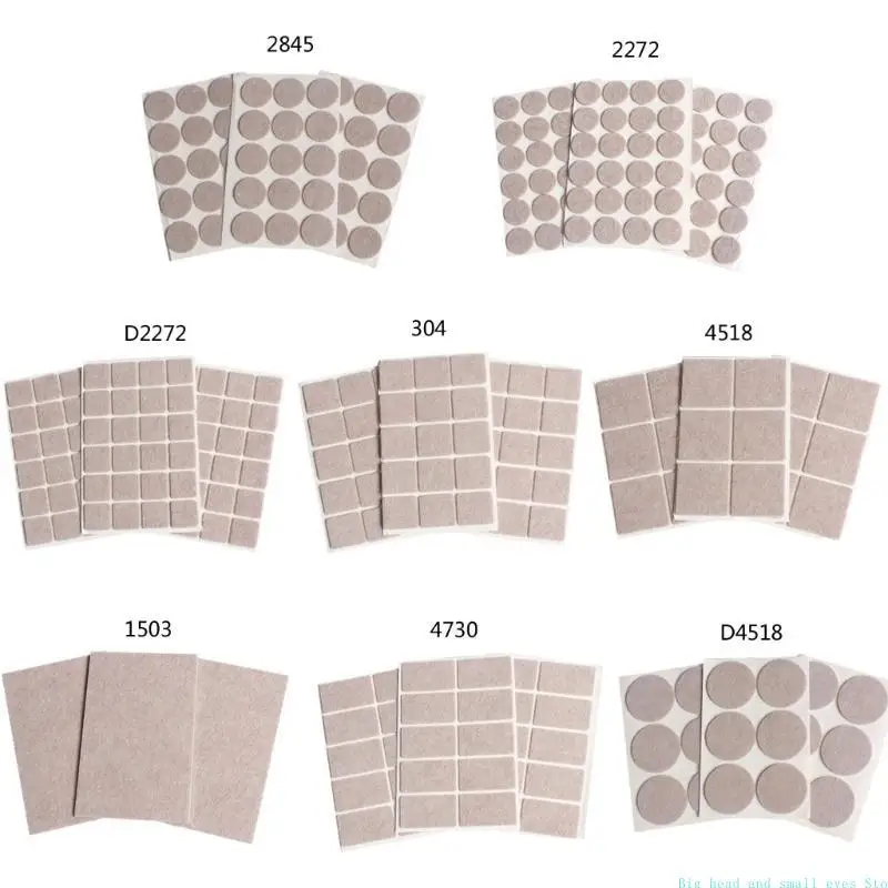 Фото 581c 72pcs Portable Weel Weel Chair Pad Pactors Mutes Mouts крепкий самостоятельный клей №2