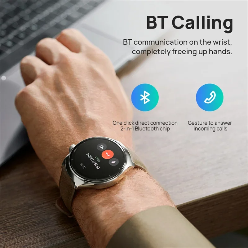Умные часы Mibro Lite3 Pro Versione Globale 1 32 дюйма с встроенным GPS-чипом Bluetooth Chiamata AOD Metal Corpo 5ATM