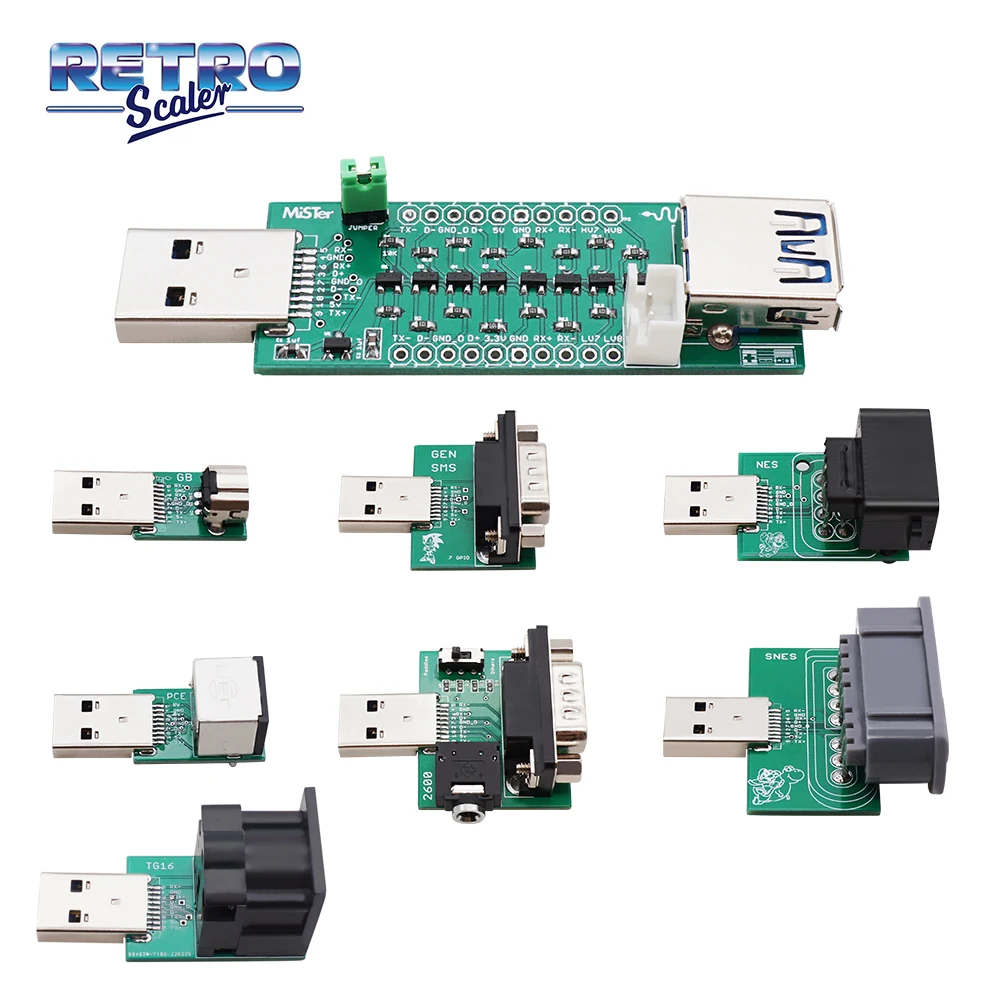 Ретро-сканер USB 3 0 SNAC контроллер адаптер игровой конвейер для DE10-Nano MiSTerFPGA mr IO Board