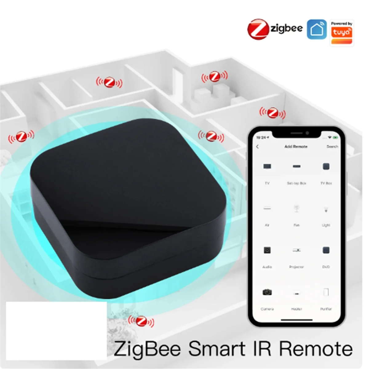 UFO-R11 ZigBee пульт дистанционного управления для телевизора универсальный