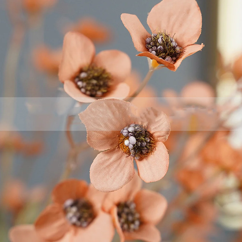 Поддельные цветы вишни гирлянды украшения искусственные растения пластиковые