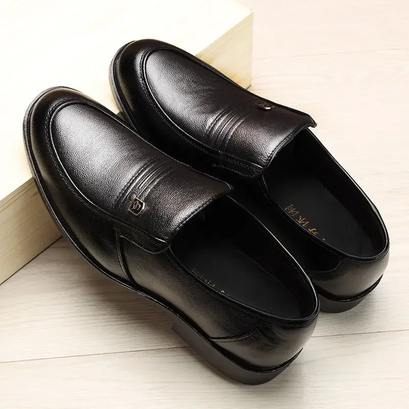 Официальная легированная кожаная деловая Классическая обувь для мужчин