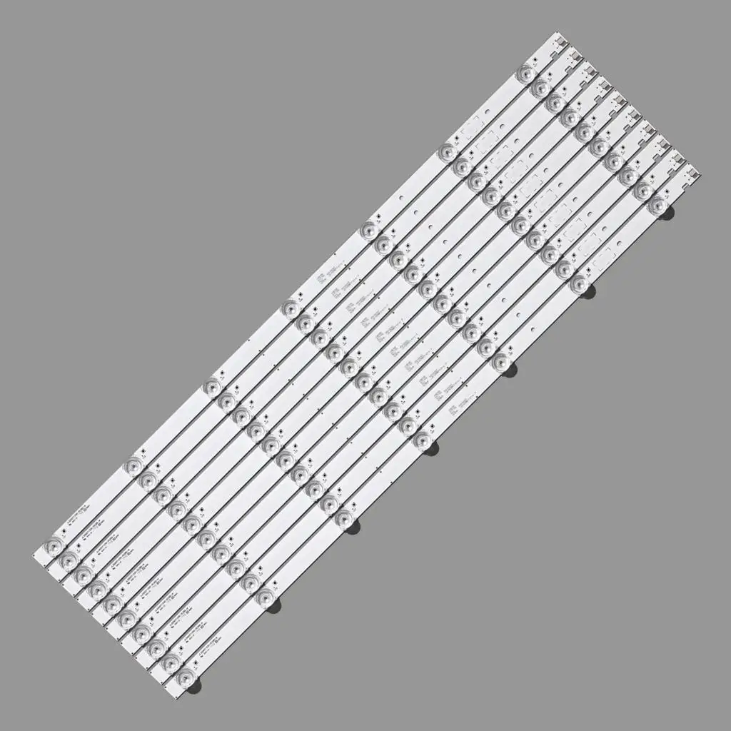 

10PCS LED Strip LB-C650U17-E1-A-JF JL.D65071330-002BS-M For 65D2P 65F8 65F9 65A4U 65D2060GD CH65L72A-V02 670mm 7Lamps