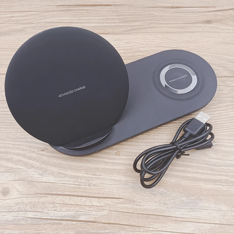 

Samsung EP-N6100 2 in 1 Wireless Charger Fast Charging Pad For Galaxy S9 S10 S20 S21 S22 Plus Note 20/10/9/8 Watch Gear S2 S3 S4