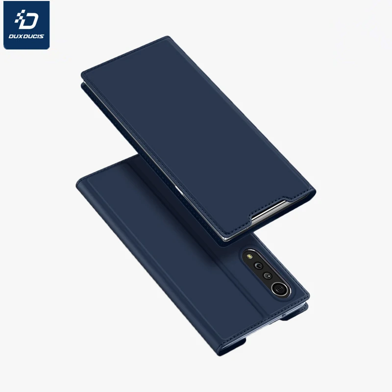 Роскошный откидной ультратонкий кожаный кошелек DUX DUCIS для LG бархатный чехол