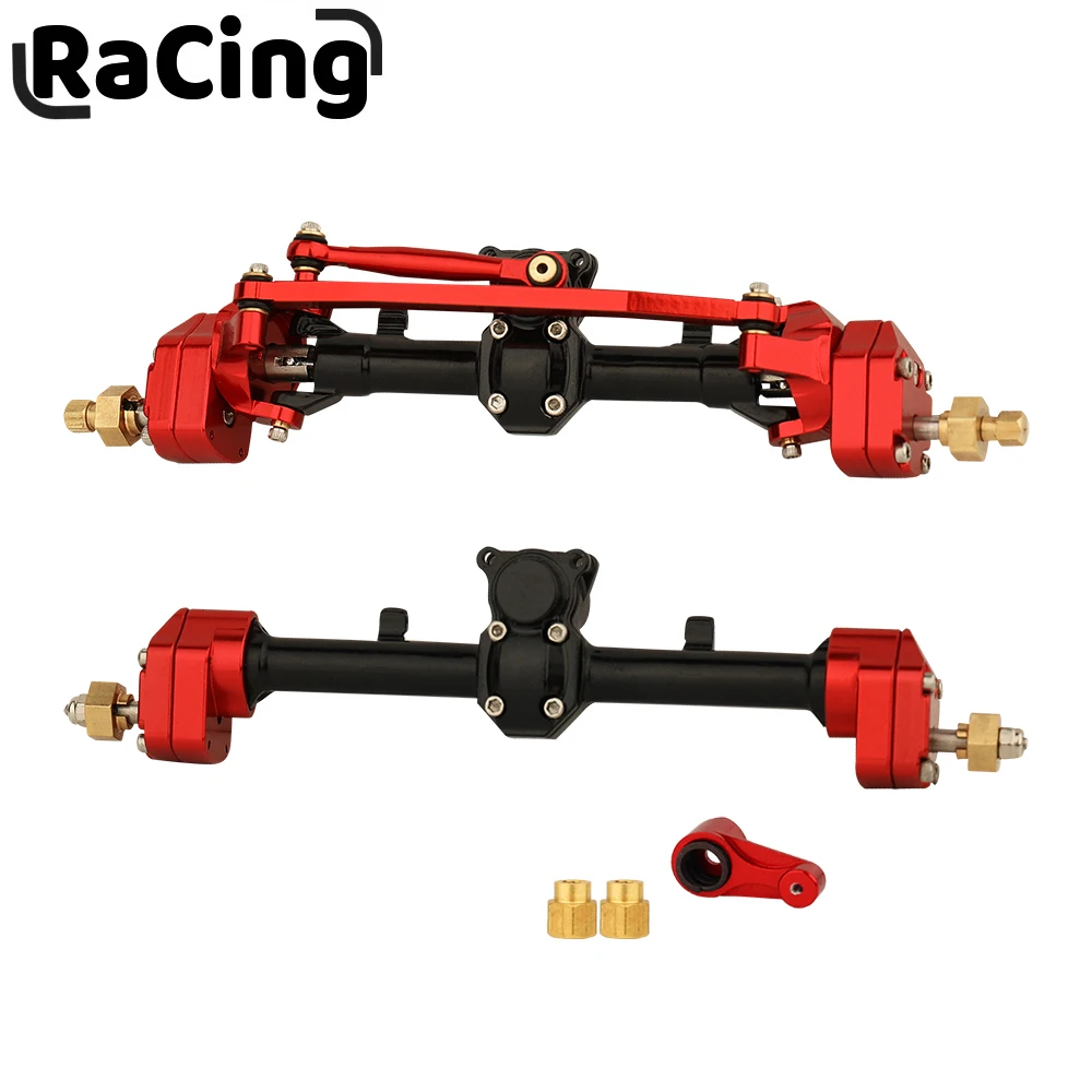 1/24 металлический дверной мост портальные оси SCX24 JEEP C10 пикап 90081 AXI00002 Ford Bronco AXI00005 Передняя и задняя мостовая ось