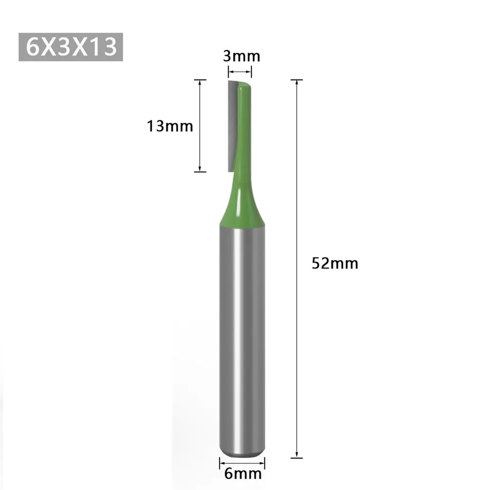 

6MM Router Bit Bit Carving Cutter Double Flute Milling Router Shank Single Wood Reliable Useful Duable Practical