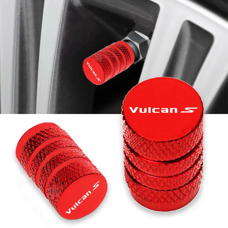 

For Kawasaki VULCAN S 650cc 650 CC Motorcycle CNC Accessorie Wheel Tire Valve Air Port Stem Caps Airtight Covers logo "VULCANS"