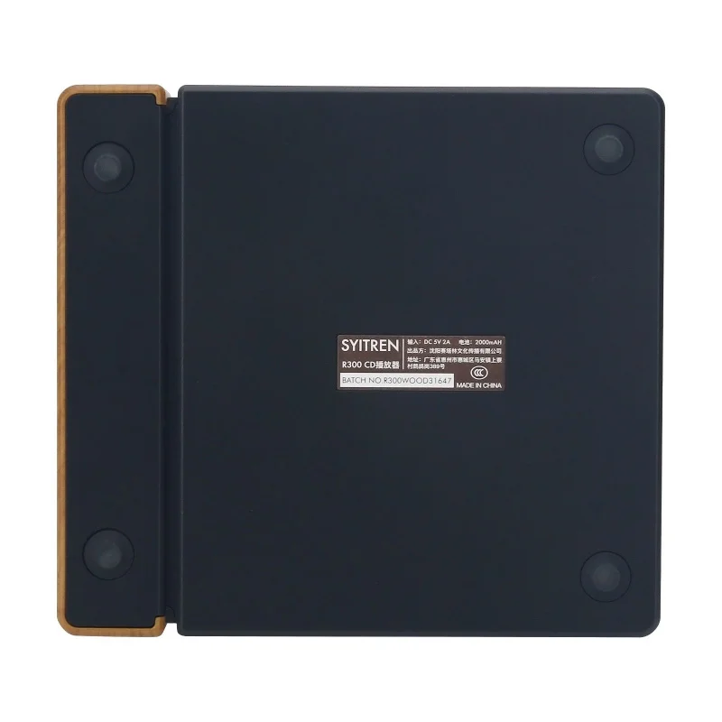 Syitren R300 Деревянный черный проигрыватель компакт-дисков Высококачественный