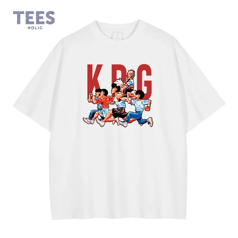 

Футболка мужская оверсайз с принтом из аниме «хаджим без ИППО»