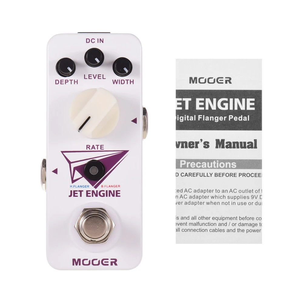 Mooer MFL3 Jet Engine Digital Multi-Frequency Flanger Pedal Electric Guitar Effect Pedal Micro Series Compact Pedal