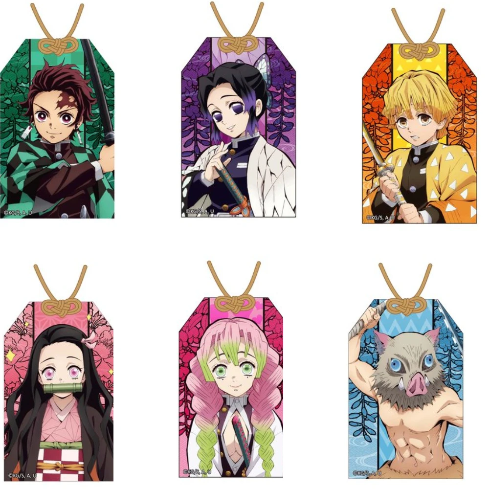 

Kamado Tanjirou Kamado Nezuko Hashibira Kochou Shinobuinosuke Acrylic Key Buckle Pendant Demon Slayer Anime Figure Model Toys