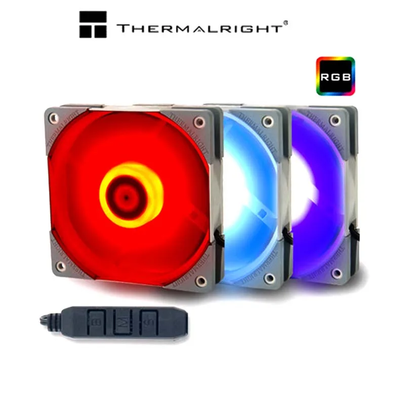 

Thermalright 120mm RGB Computer Case Fan 4Pin PWM Radiator Cooling Fan 12CM 1500RPM CPU Cooler Fan 5V ARGB,Black White TL-R12