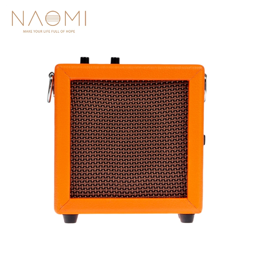 

NAOMI Amplifier Mini Amp Amplifier Speaker For Acoustic/ Electric Guitar Ukulele High-Sensitivity 3W Guitar Parts Accessories