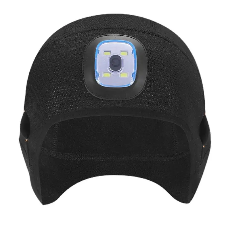 

Шапка-бини с светодиодный светкой, регулируемая, 3 режима яркости