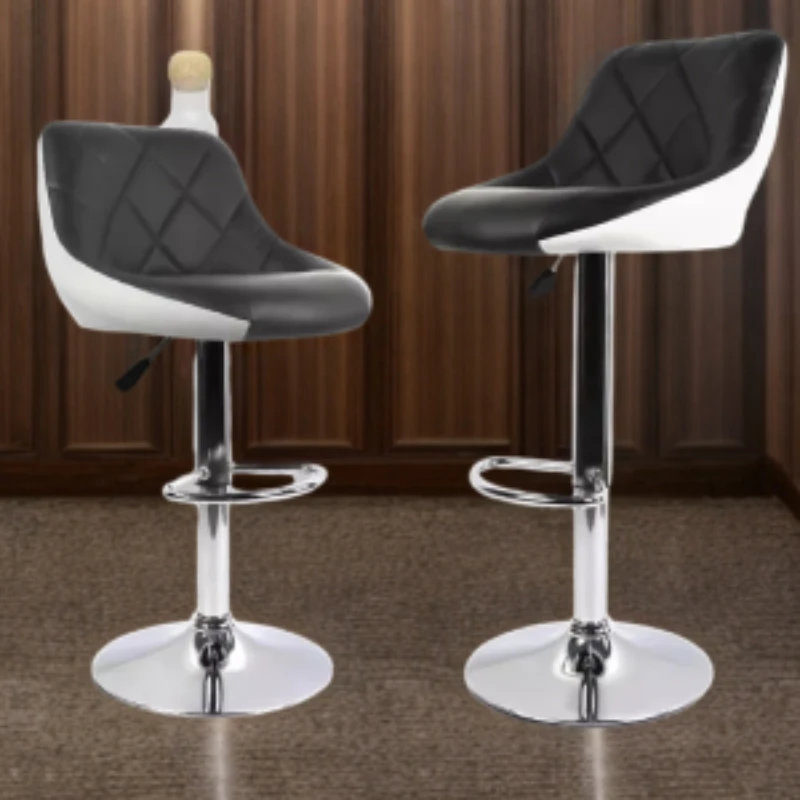 Роскошный черный кожаный чехол черная искусственная кожа современные барные