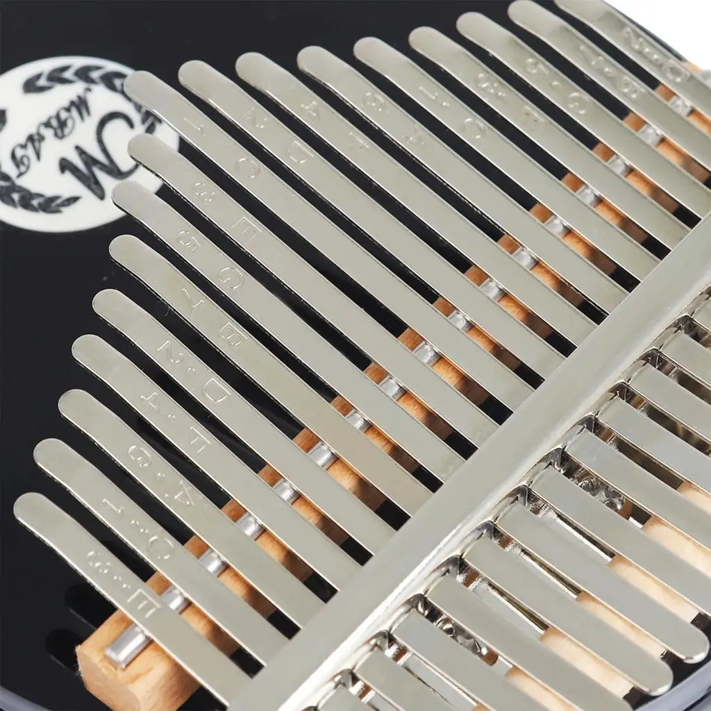 

Kalimba MBIRA 17-клавишное акриловое пианино для большого пальца с руководством по обучению