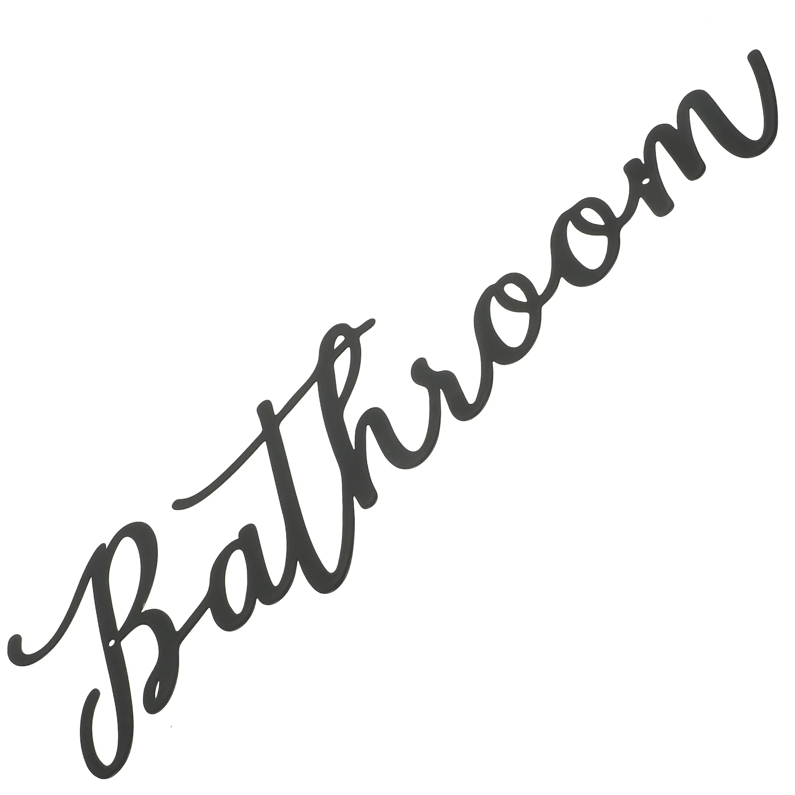 

Home Decor Signs Bathroom Funny Restroom Door Bedroom Metal Letters Wall Farmhouse
