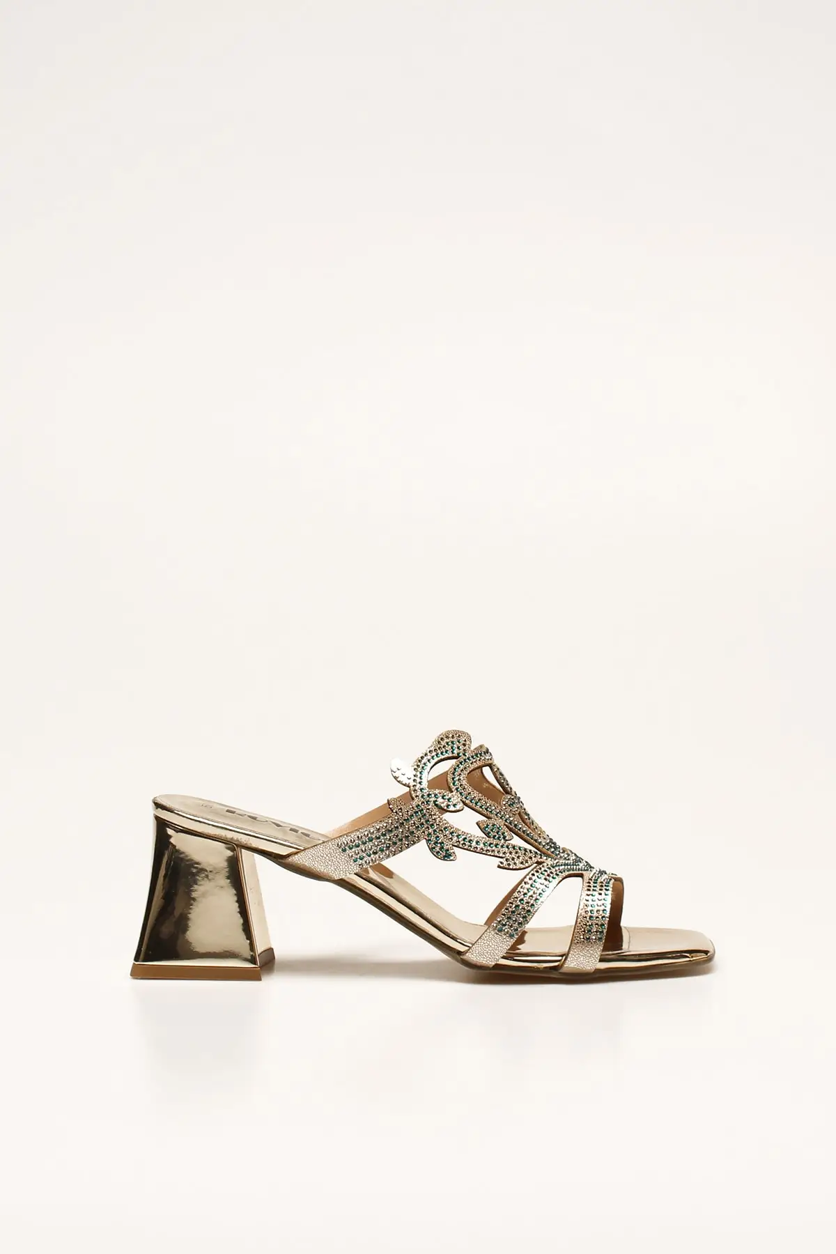 

Fashion Style Gold Mirror Sandals And Slippers