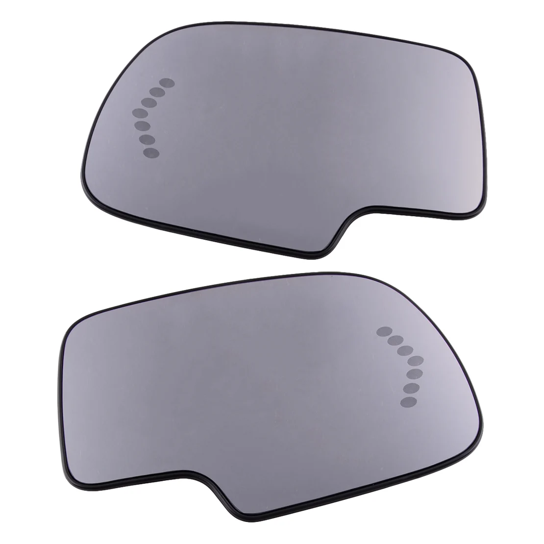 

1 Pair Car Front Heated Side Rear View Mirror Signal Light Glass 88944392 Fit For Cadillac GMC Sierra Chevy Suburban 88944391