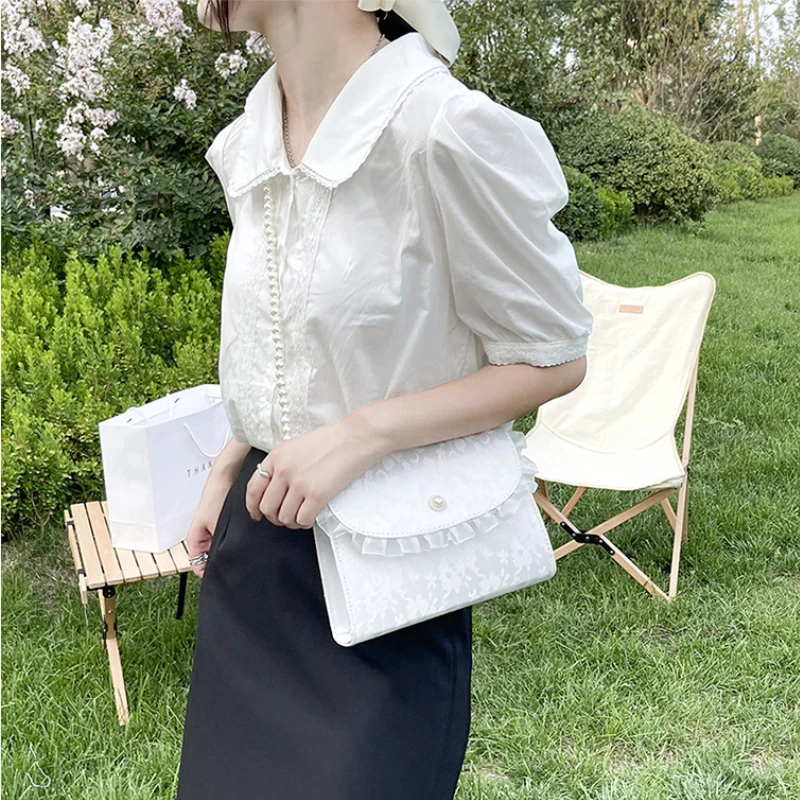 

Retro Crossbody Bags for Women Vintage Lace Ladies Small Square Shoulder Bag Female Clutch Purse Handbags Sac Femme