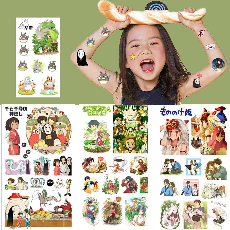 Наклейка-тату «Мой сосед Тоторо», водостойкая