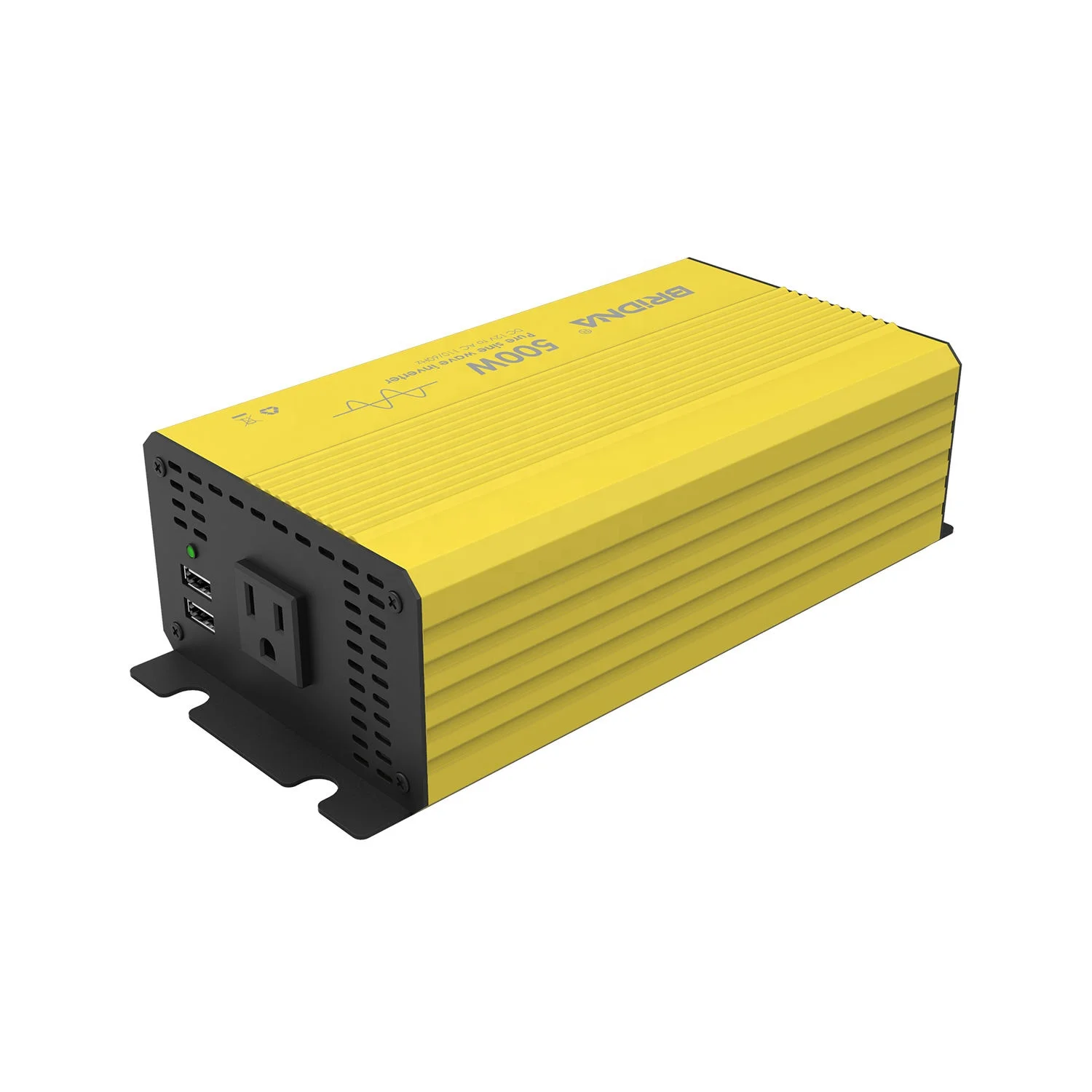 

500w 12v 24v Dc To Ac 110v 220v 500 Watt Pure Sine Wave Power Inverter With Dual Usb 5v 4.8a Auto