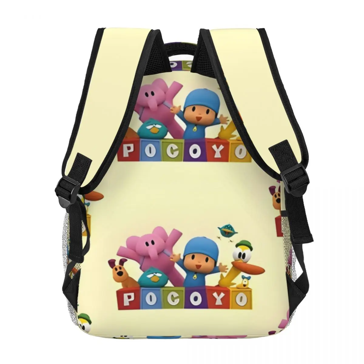 Рюкзак с персонажами P-Pocoyo студенческий школьный рюкзак для мужчин и женщин