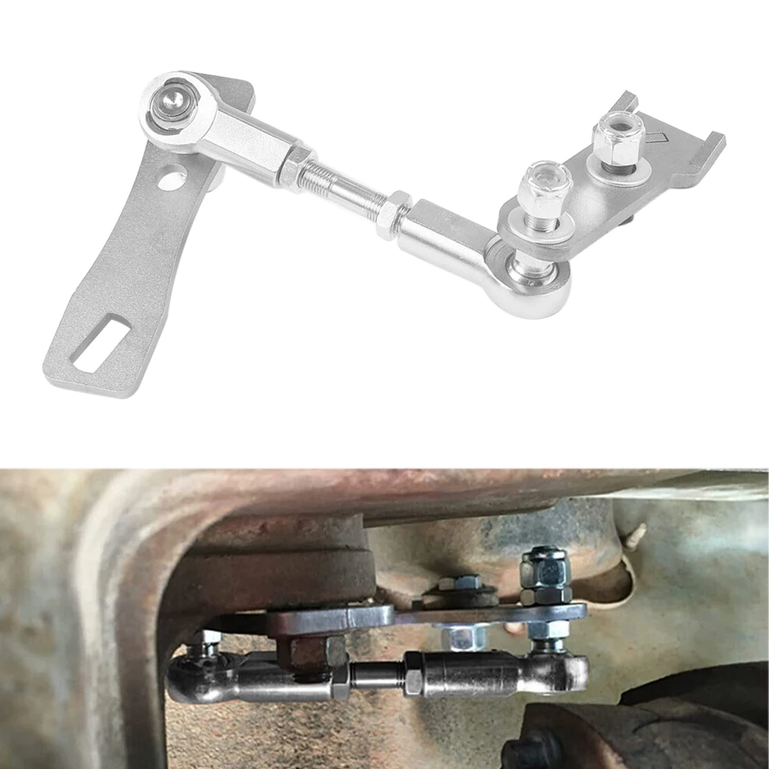 

102351 Transfer Case Linkage Kit Fit for Jeep Cherokee Comanche MJ 1986 1987 1988 1989 1990 1991 1992 1993 1994 1995-2001 Silver
