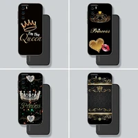 phone case for huawei p30 p40 p10 p20 lite p50 pro p smart z 2019 2020 cases fundas silicone cover queen princess diamond crown