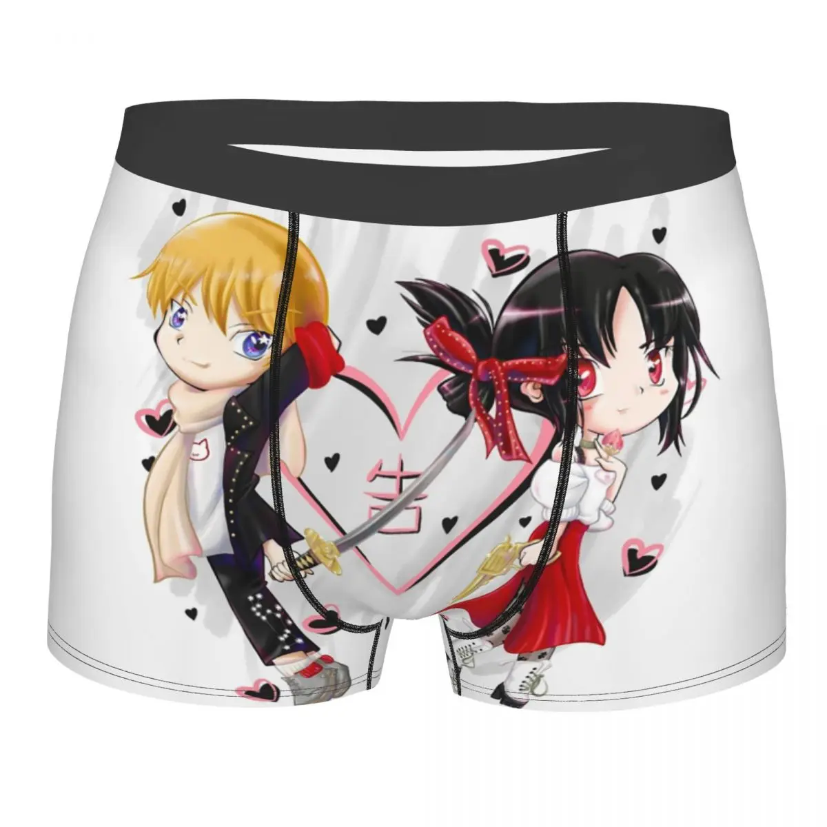 

Kaguya Sama Love Is War Boxer Shorts Men 3D Printed Male Soft Shinomiya Sexy Couple Underwear Panties Briefs
