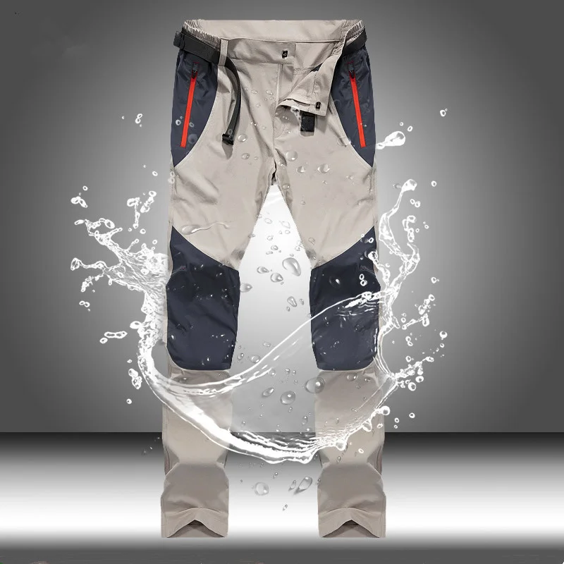 

Pants Men's Cargo Tactical Waterproof Spring Summer Quick Dry Long Trousers Male Outdoor Sports Trekking Camping Fishing Pants