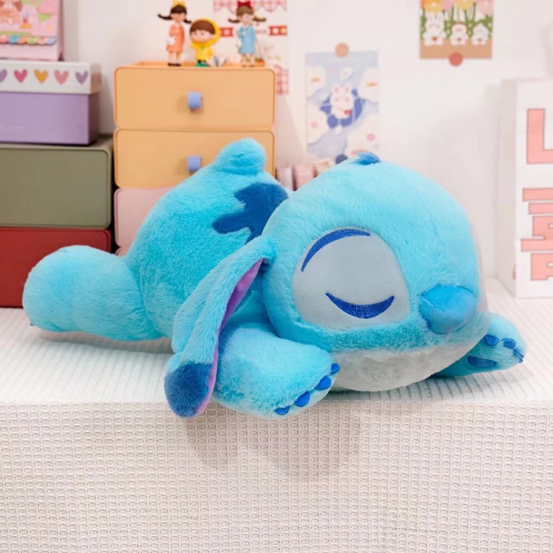 

50cm Kawaii Stitch Series Lying Position Stitch Cute Soft stuffed Animal Plush Toy Pillow kids christmas birthday Gifts