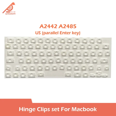 WISDOM ROCK Комплект ножничных зажимов для клавиатуры Macbook белый