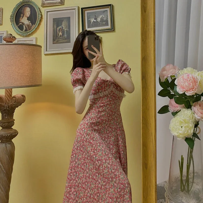 Лето 2023 новый стиль платье принцессы во французском стиле ароматное длинное для