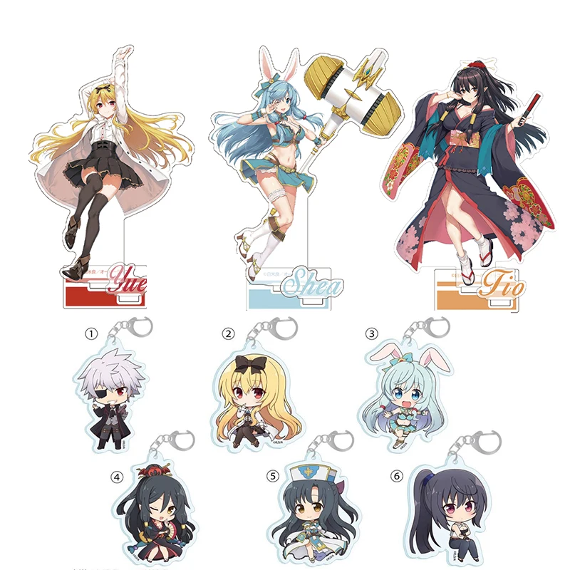 

Anime Arifureta: From Commonplace to World's Strongest Yue Hajime Nagumo Acrylic Stand Figure Model Cartoon Keychain Pendant Toy