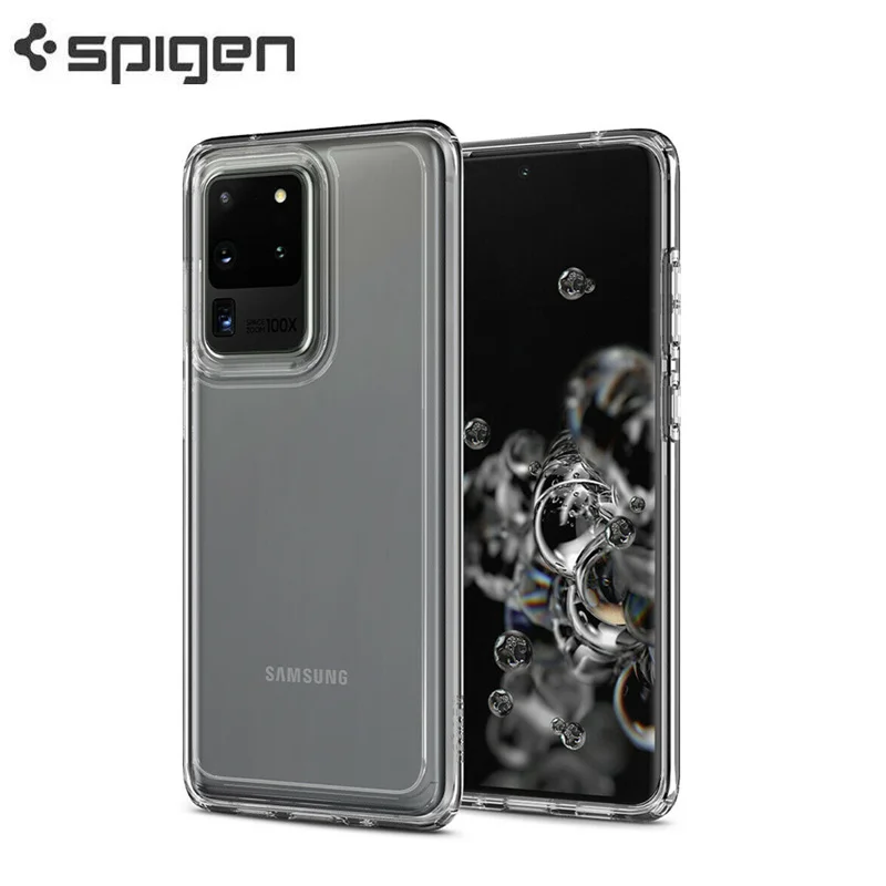 

Чехол для Samsung Galaxy S20 Ultra | Spigen®Прозрачный Чехол [Ultra Hybrid]