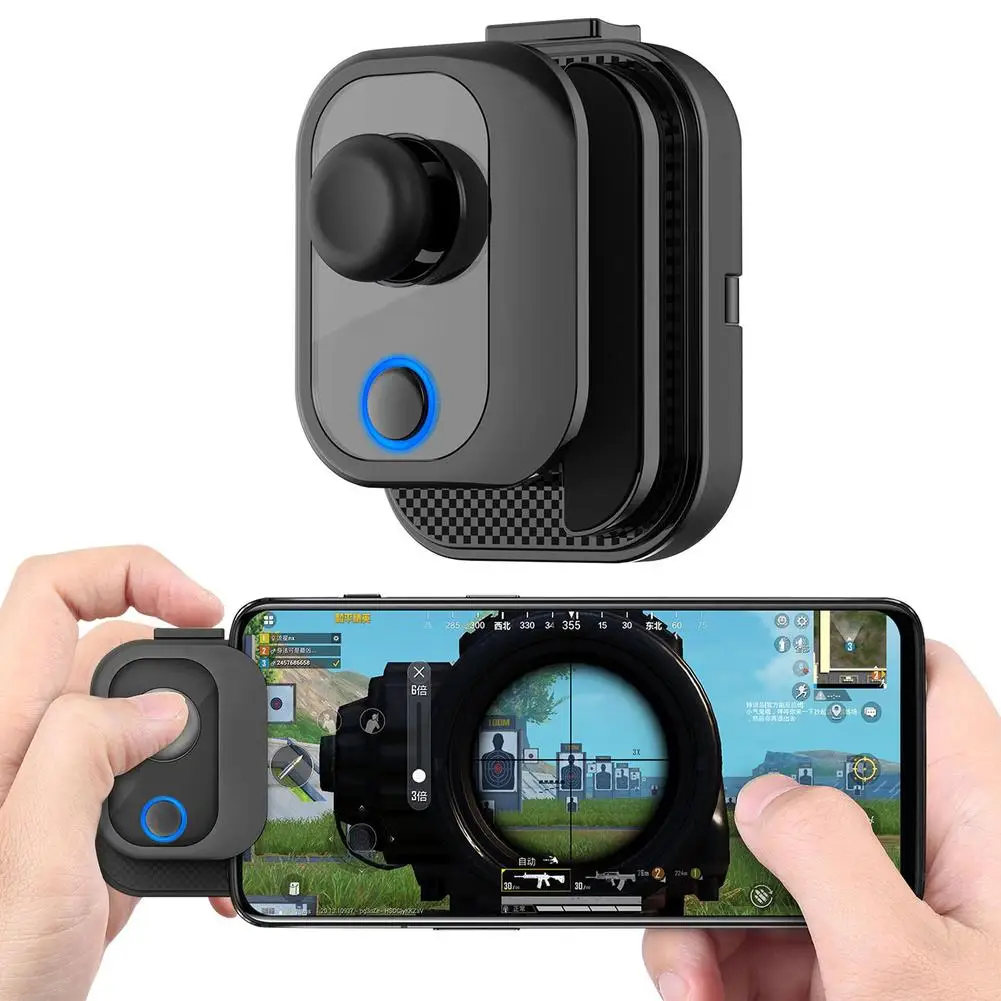 

Mini Mobile Phone Game Trigger Controller Intelligent Gun-pressing Joystick Handle Compatible For Android Ios Game Pad