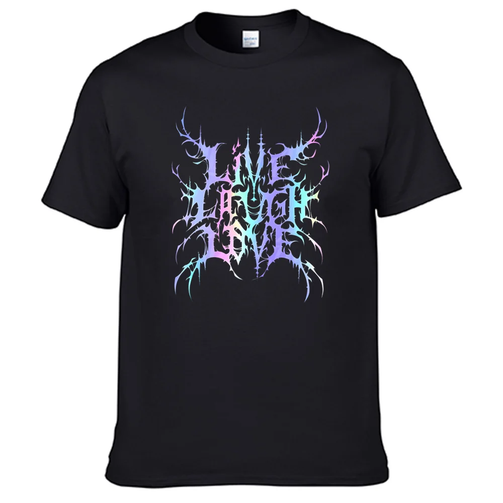 

Geek Death Metal Summer Men's Pure Cotton 100% High Quality T-Shirt Colorful Logo Hip Hop Original Street top tees