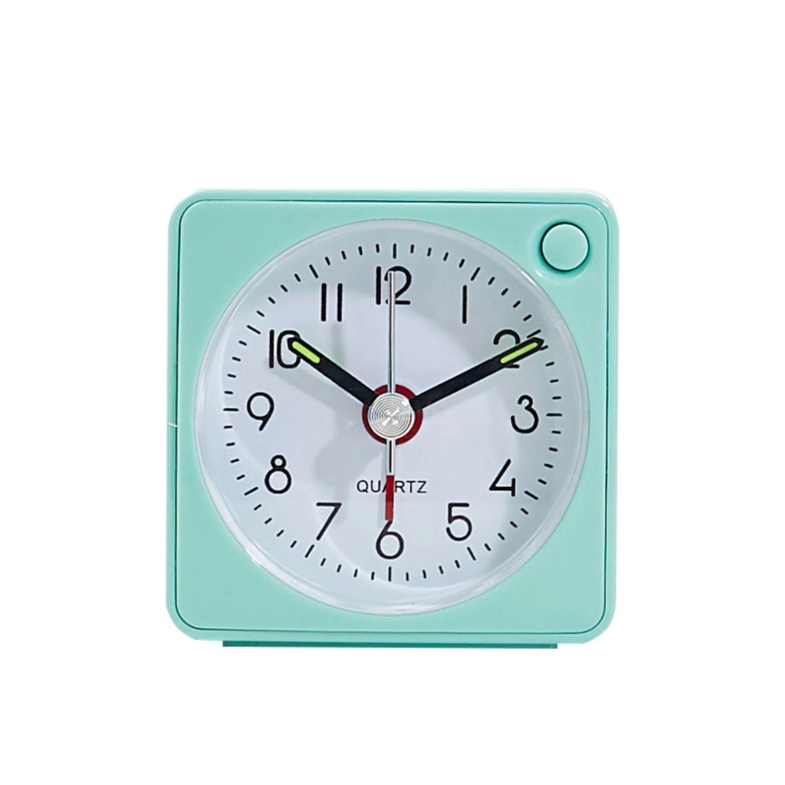 

Travel Alarm Clock Mini Unique Crescendo Silent Second Scanning 5.5*55*2.5cm With Snooze Function Light Mute Quartz Alarm Clock