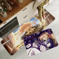 violet evergarden room mats ins style soft bedroom floor house laundry room mat anti skid bedside area rugs
